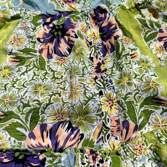 Johnny Was Boho Floral Rayon Tank Top | Size M - Picture 2 of 5